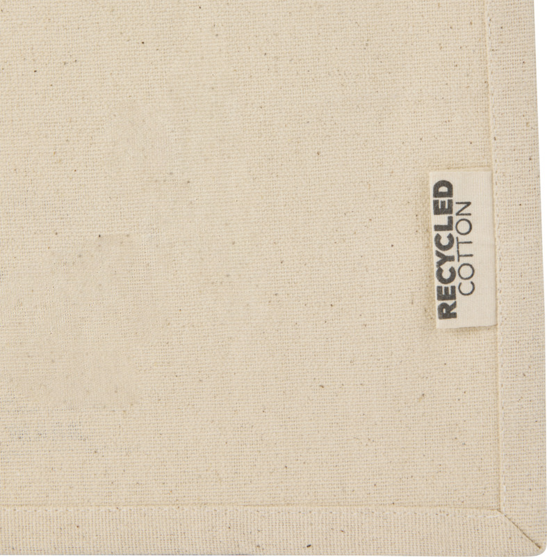 Odessa 220 g/m² GRS recycled cotton mini gusset tote bag 9L - Image 4