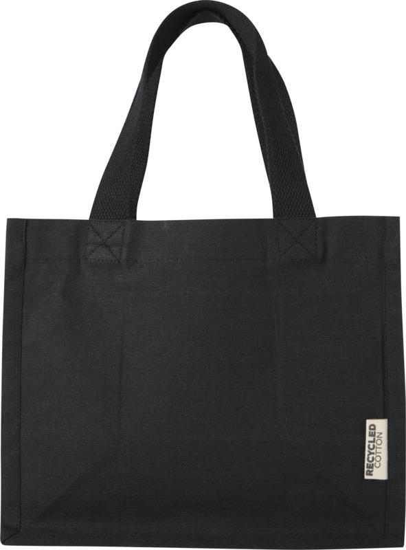 Odessa 220 g/m² GRS recycled cotton mini gusset tote bag 9L - Image 8