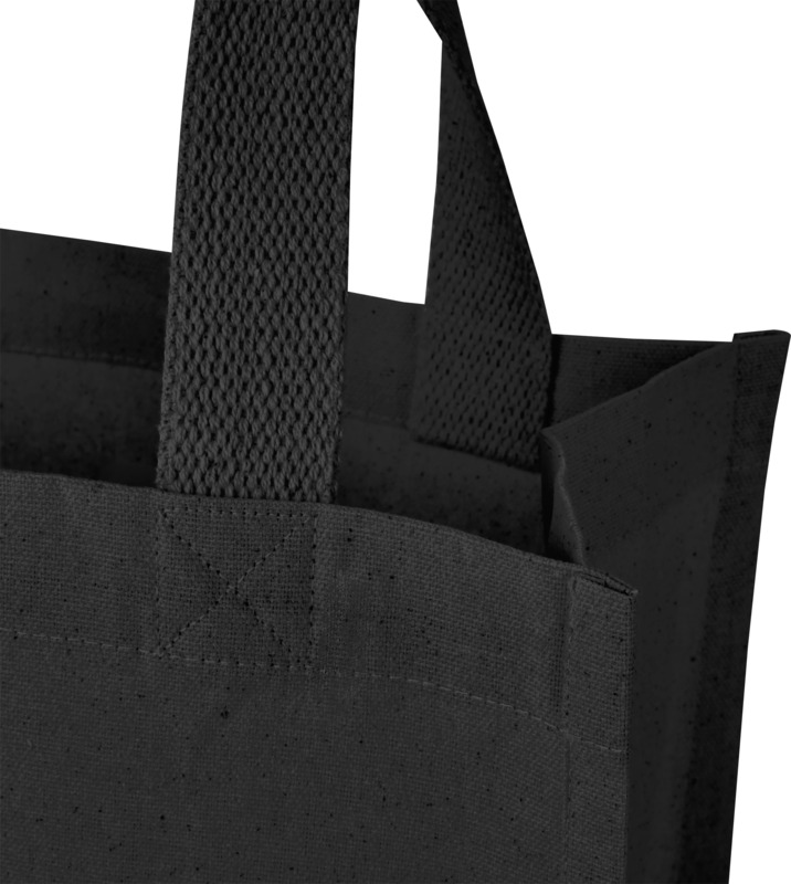 Odessa 220 g/m² GRS recycled cotton mini gusset tote bag 9L - Image 11