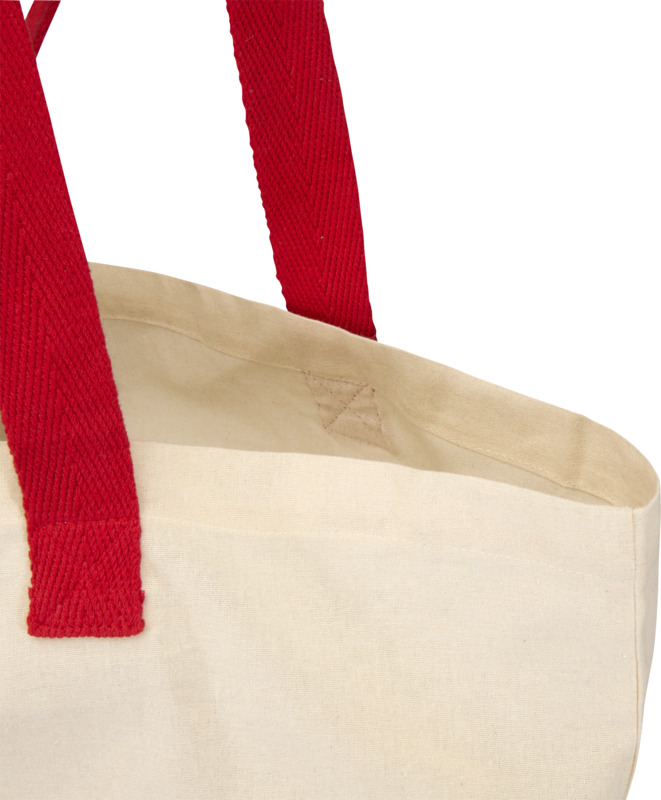 Sierra 140 g/m² GRS recycled foldable cotton tote bag 7L - Image 10