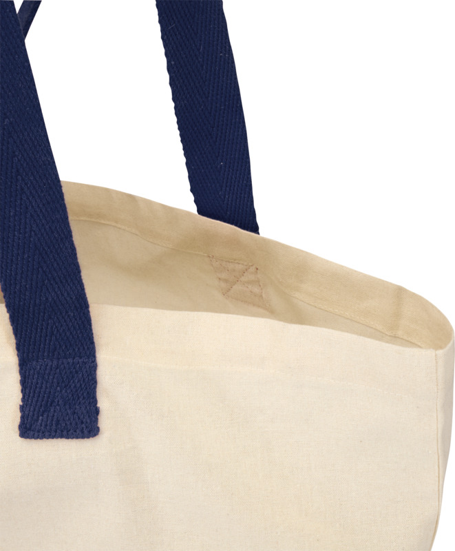 Sierra 140 g/m² GRS recycled foldable cotton tote bag 7L - Image 22