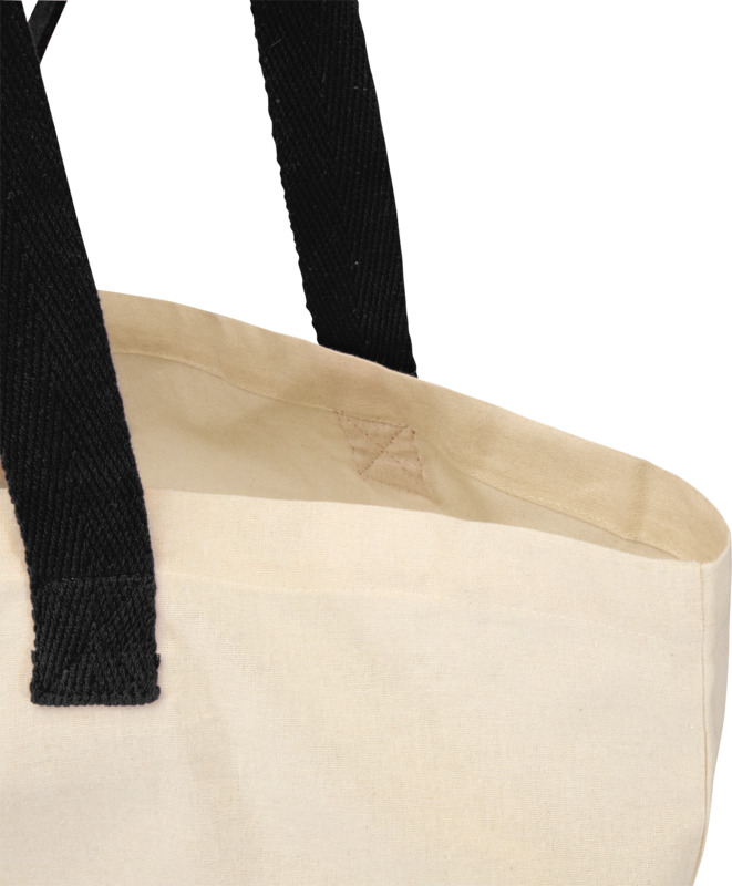 Sierra 140 g/m² GRS recycled foldable cotton tote bag 7L - Image 28