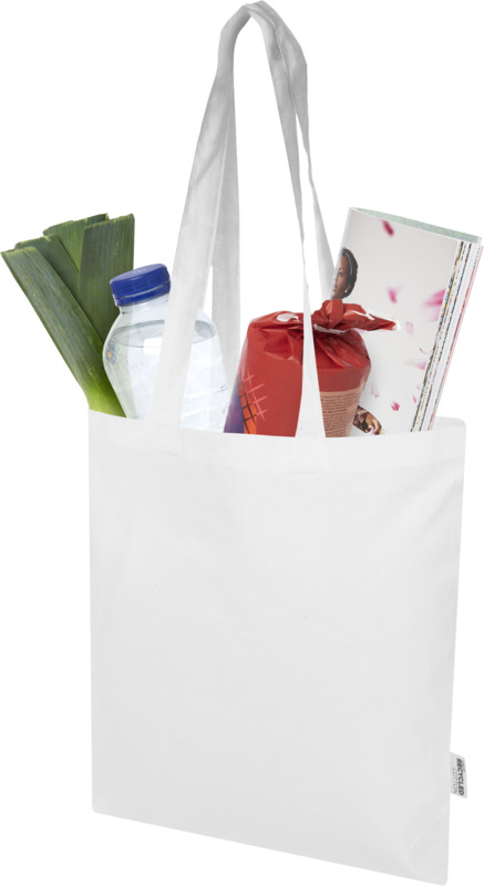 Peru Blend 180 g/m² GRS recycled cotton tote bag 7L - Image 3