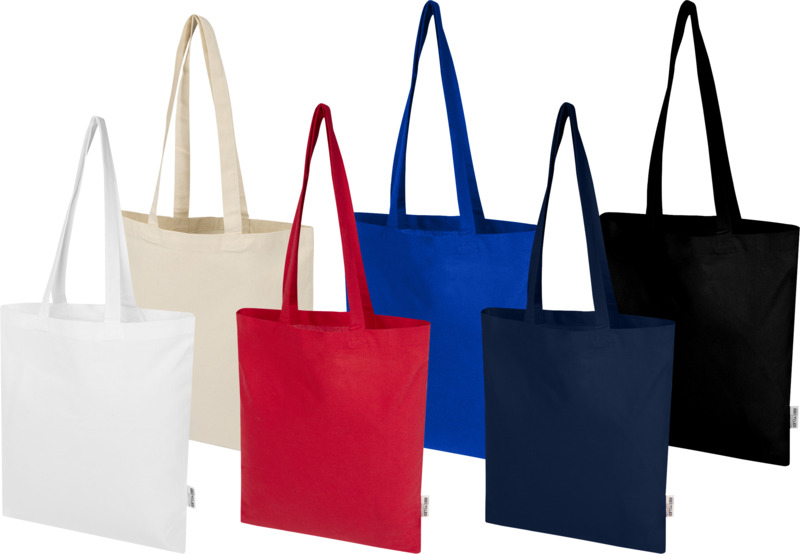 Peru Blend 180 g/m² GRS recycled cotton tote bag 7L - Image 5