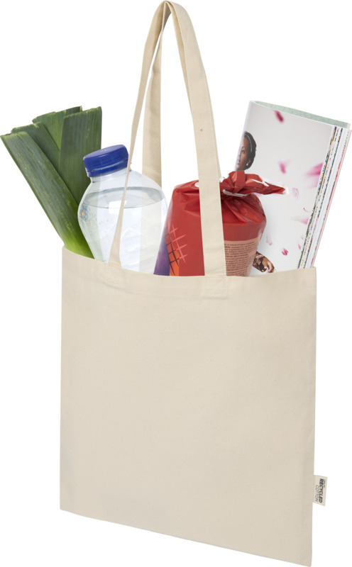 Peru Blend 180 g/m² GRS recycled cotton tote bag 7L - Image 9