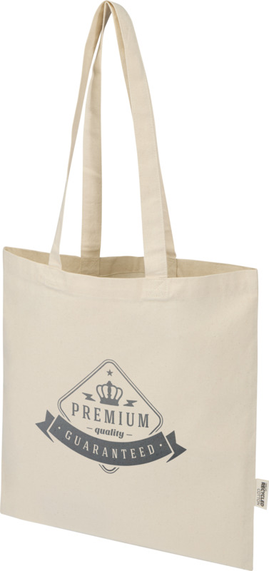 Peru Blend 180 g/m² GRS recycled cotton tote bag 7L - Image 14