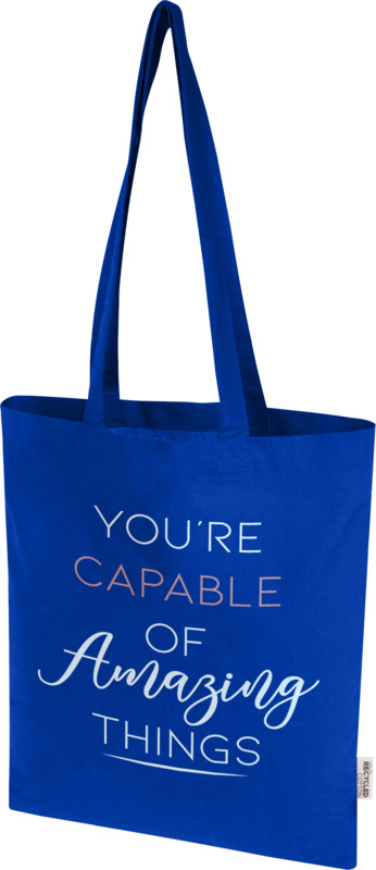 Peru Blend 180 g/m² GRS recycled cotton tote bag 7L - Image 26