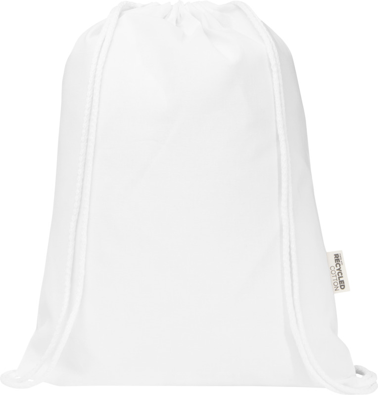 Peru Blend 180 g/m² GRS recycled drawstring bag 5L - Image 2