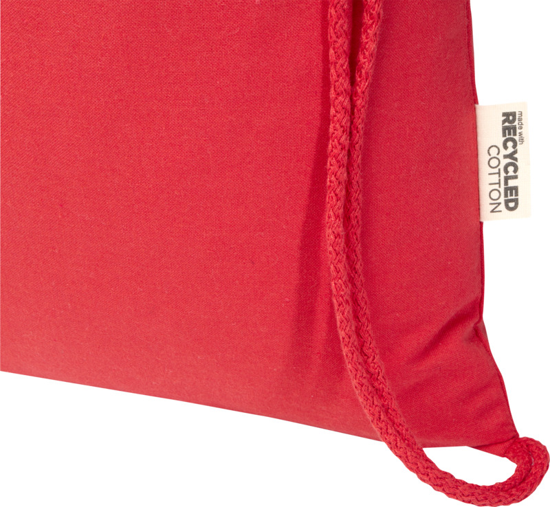 Peru Blend 180 g/m² GRS recycled drawstring bag 5L - Image 17