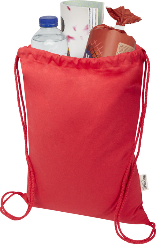 Peru Blend 180 g/m² GRS recycled drawstring bag 5L - Image 16