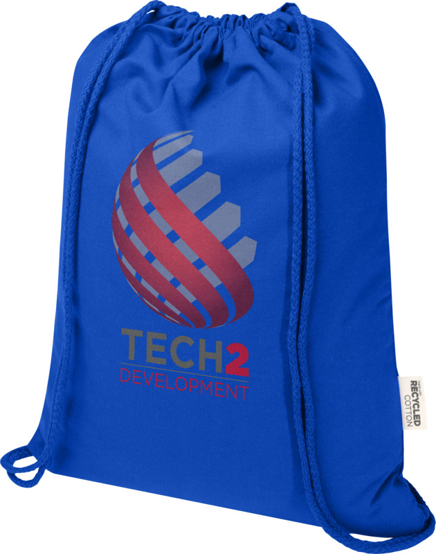 Peru Blend 180 g/m² GRS recycled drawstring bag 5L - Image 27