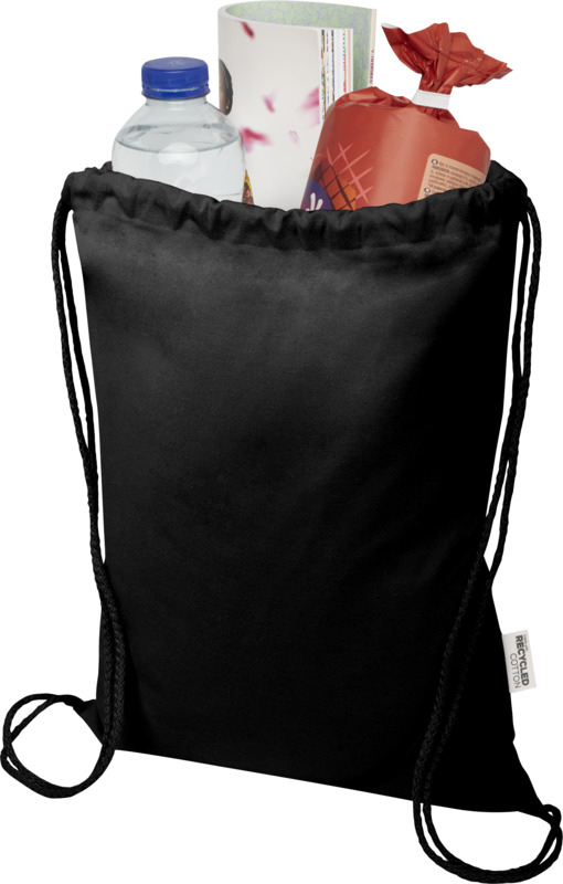 Peru Blend 180 g/m² GRS recycled drawstring bag 5L - Image 37