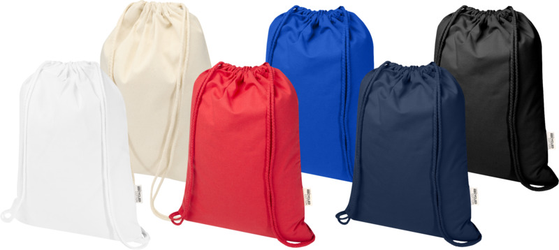 Peru Blend 180 g/m² GRS recycled drawstring bag 5L - Image 39