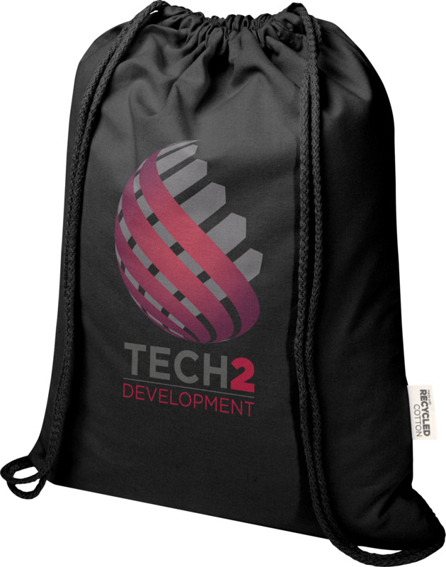 Peru Blend 180 g/m² GRS recycled drawstring bag 5L - Image 41