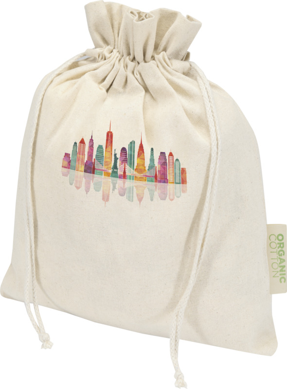 Odisha 140 g/m² OCS organic gift bag - 30 x 25 cm - Image 4