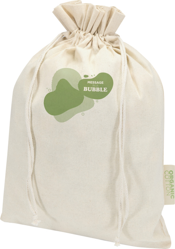 Odisha 140 g/m² OCS organic gift bag - 42 x 30 cm - Image 4