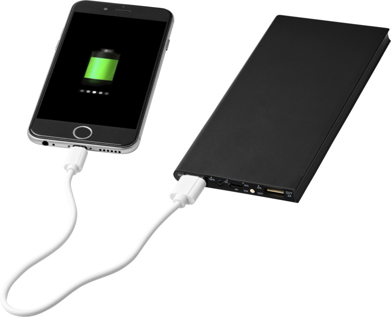 Plate 8000 mAh aluminium power bank - Image 4