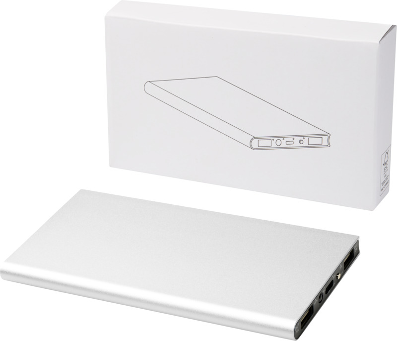Plate 8000 mAh aluminium power bank - Image 14