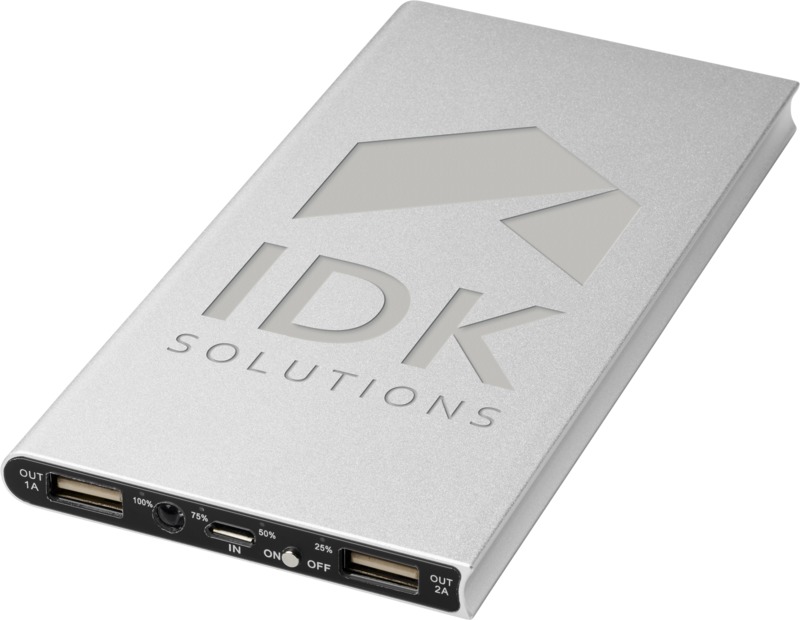 Plate 8000 mAh aluminium power bank - Image 16