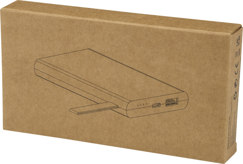 Tulda 5000 mAh bamboo power bank - Image 8