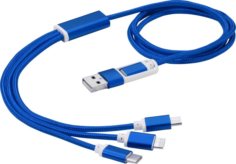 Versatile 5-in-1 charging cable