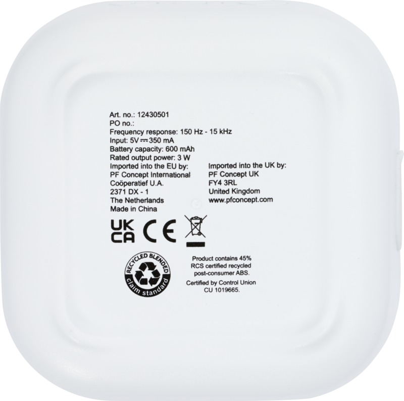 Stark 2.0 3W mini RCS recycled plastic Bluetooth® speaker - Image 3