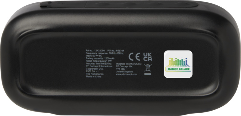 Stark 2.0 5W recycled plastic IPX5 Bluetooth® speaker - Image 14