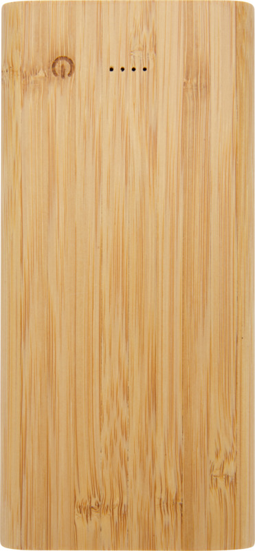 Tulda 10.000 mAh bamboo power bank - Image 2