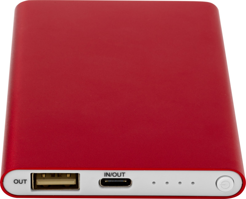 Pep 4000 mAh Type-C recycled aluminium power bank - Image 4