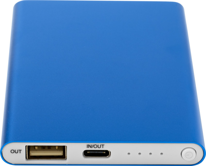 Pep 4000 mAh Type-C recycled aluminium power bank - Image 12