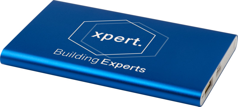 Pep 4000 mAh Type-C recycled aluminium power bank - Image 16