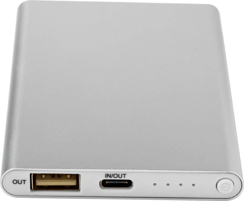 Pep 4000 mAh Type-C recycled aluminium power bank - Image 20