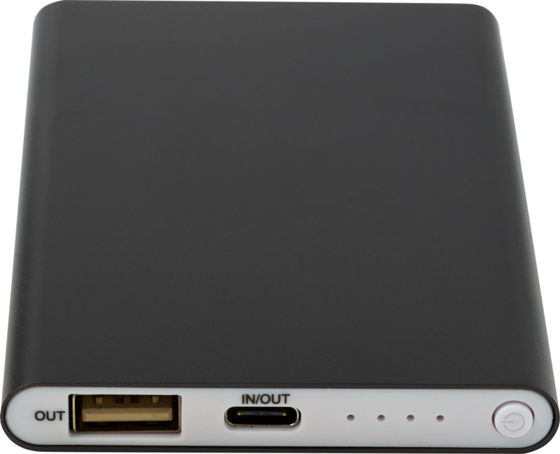 Pep 4000 mAh Type-C recycled aluminium power bank - Image 28