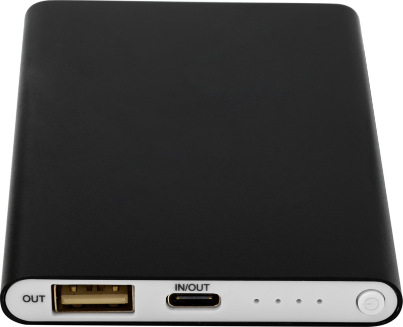 Pep 4000 mAh Type-C recycled aluminium power bank - Image 36