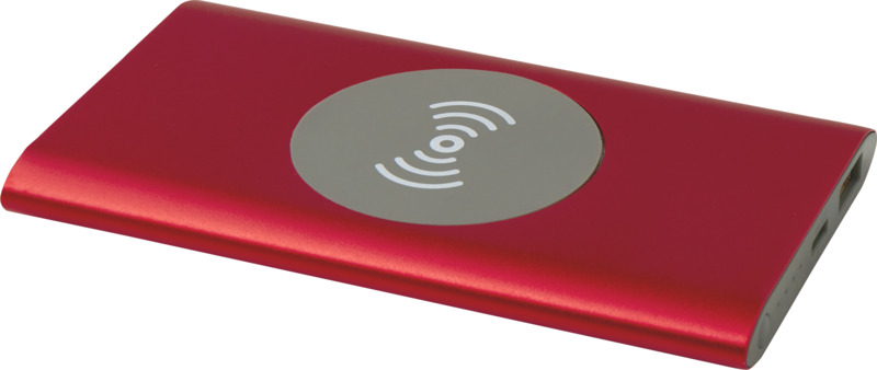 Juice 4000 mAh Type-C recycled aluminium wireless power bank 