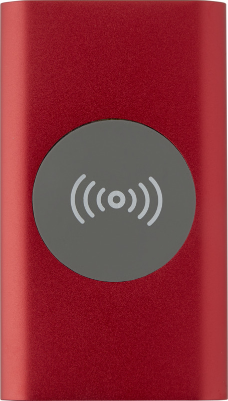 Juice 4000 mAh Type-C recycled aluminium wireless power bank - Image 2