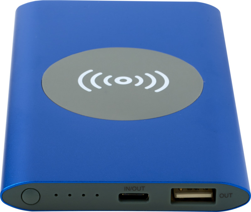 Juice 4000 mAh Type-C recycled aluminium wireless power bank - Image 12