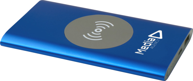 Juice 4000 mAh Type-C recycled aluminium wireless power bank - Image 16