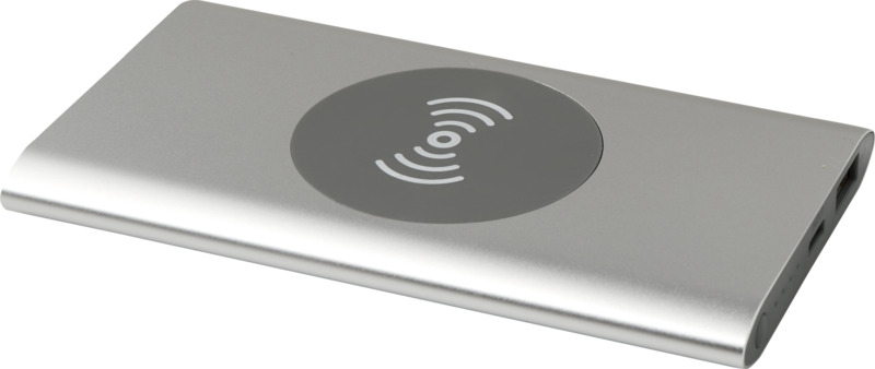Juice 4000 mAh Type-C recycled aluminium wireless power bank - Image 17