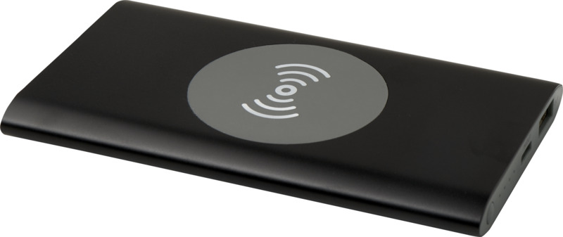 Juice 4000 mAh Type-C recycled aluminium wireless power bank - Image 25