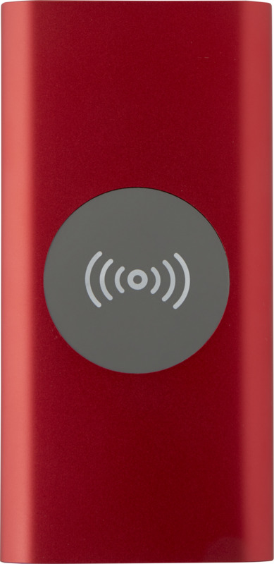 Juice 8000 mAh Type-C recycled aluminium wireless power bank - Image 2