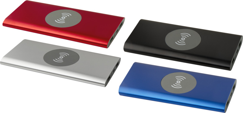 Juice 8000 mAh Type-C recycled aluminium wireless power bank - Image 15