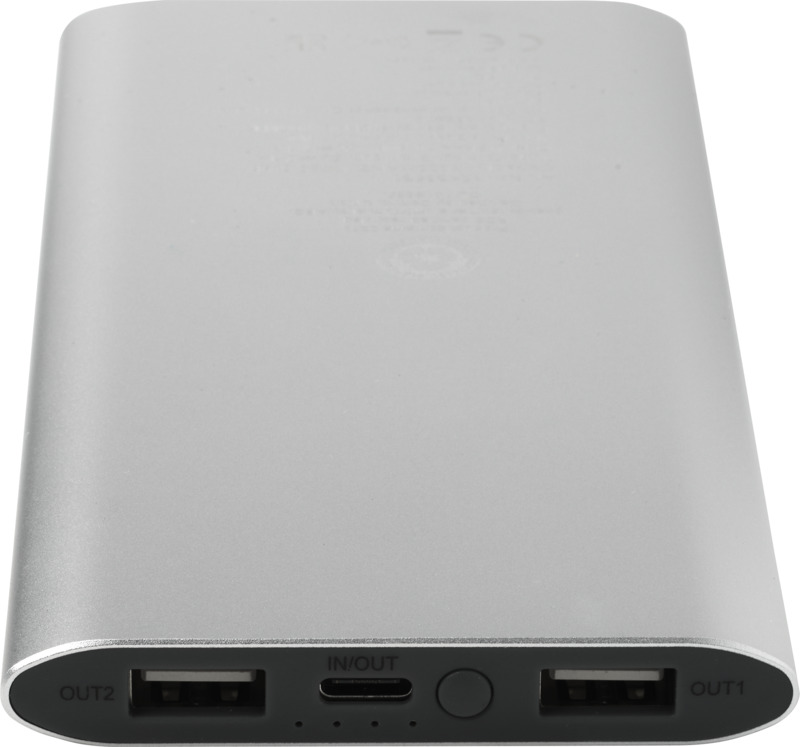 Juice 8000 mAh Type-C recycled aluminium wireless power bank - Image 20