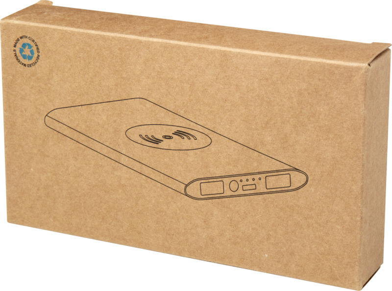 Juice 8000 mAh Type-C recycled aluminium wireless power bank - Image 31