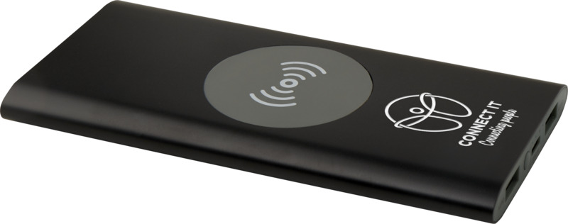 Juice 8000 mAh Type-C recycled aluminium wireless power bank - Image 32