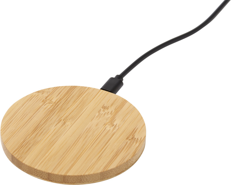 Essence 15W bamboo wireless charging pad - Image 5
