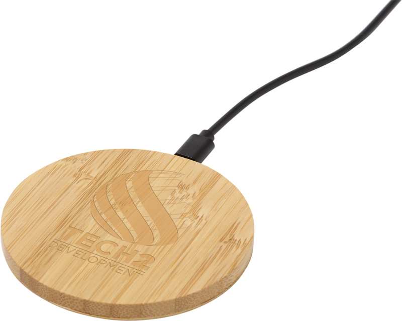 Essence 15W bamboo wireless charging pad - Image 10