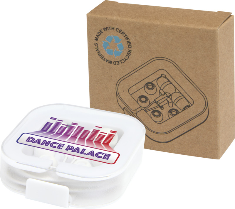 Baekdu wired Type-C headset with recycled plastic storage box - Image 8