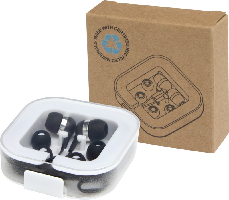 Baekdu wired Type-C headset with recycled plastic storage box - Image 9