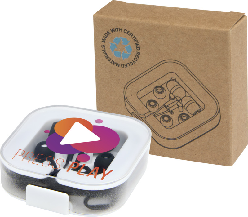 Baekdu wired Type-C headset with recycled plastic storage box - Image 16